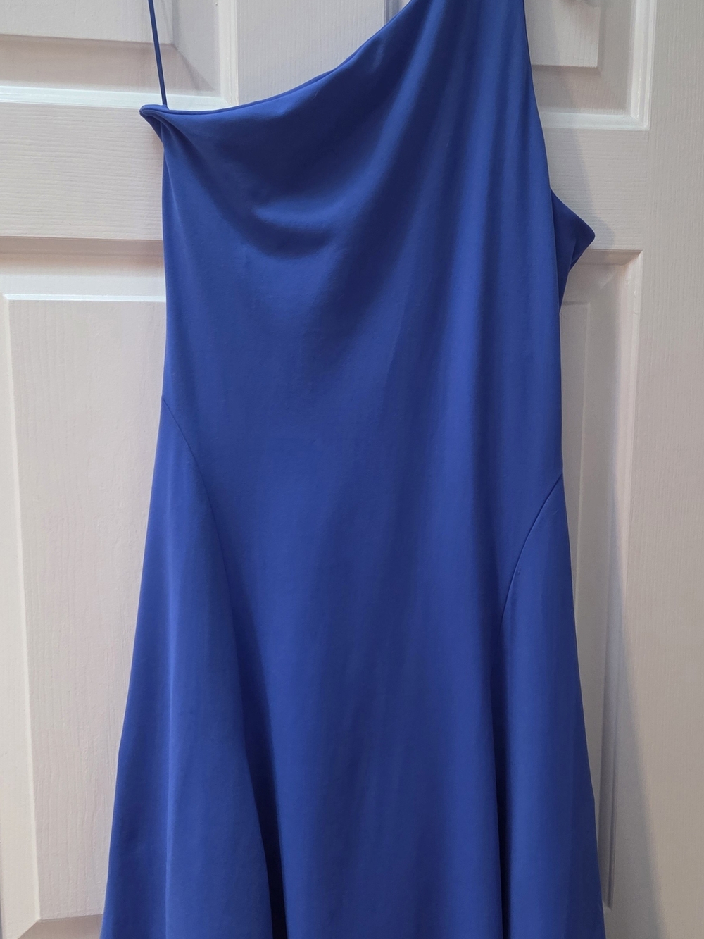 Susana Monaco Royal Blue One Shoulder Cocktail Dress